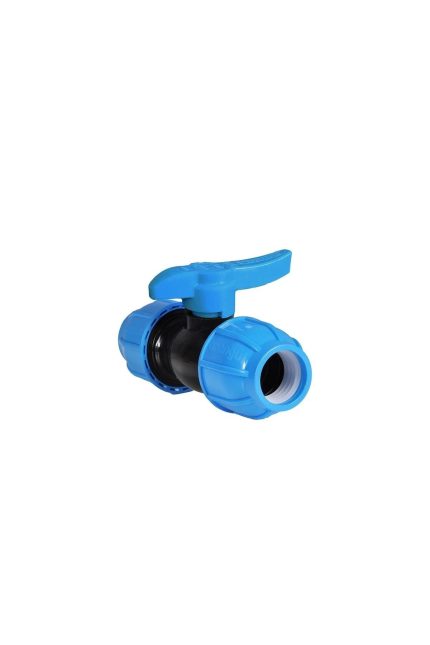 Tam Geçişli Pp Kaplin Çıkışlı Küresel Vana (40x40 mm)